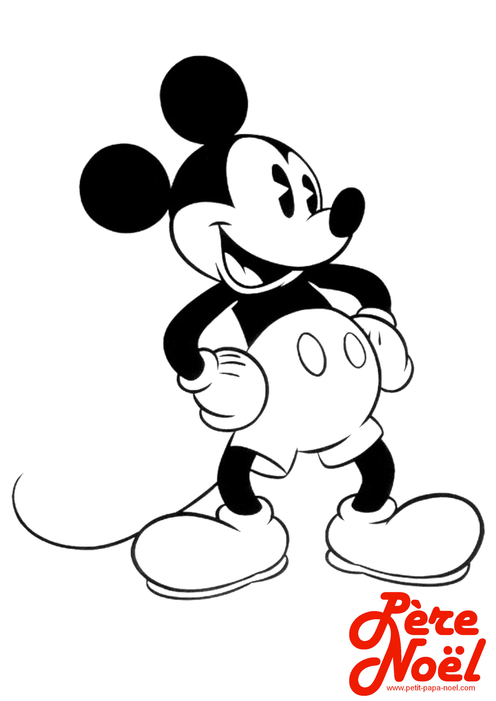 petit papa noel coloriage mickey mouse ford ranger