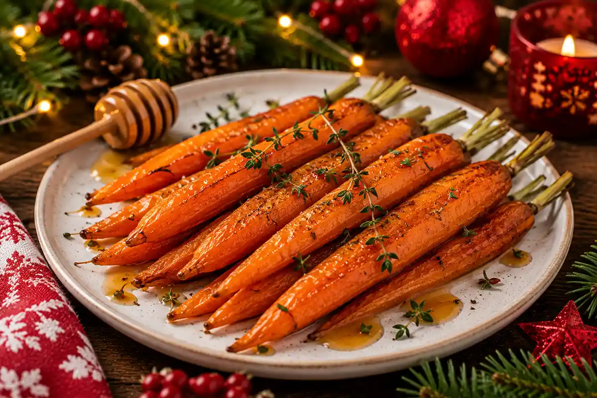Carottes rôties au miel