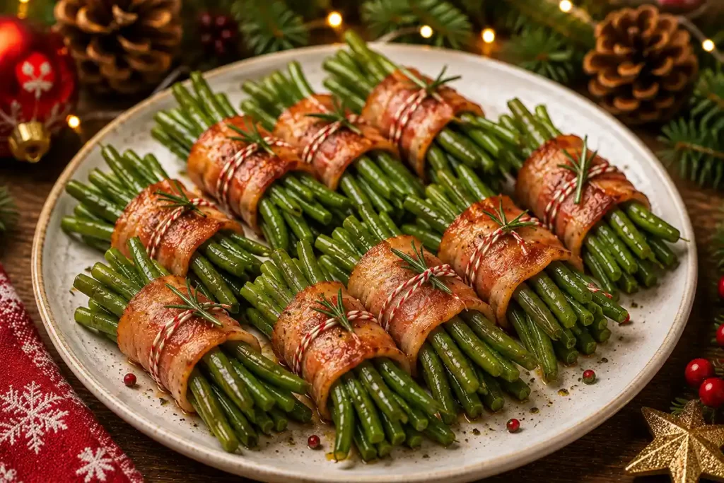 Petits fagots de haricots verts