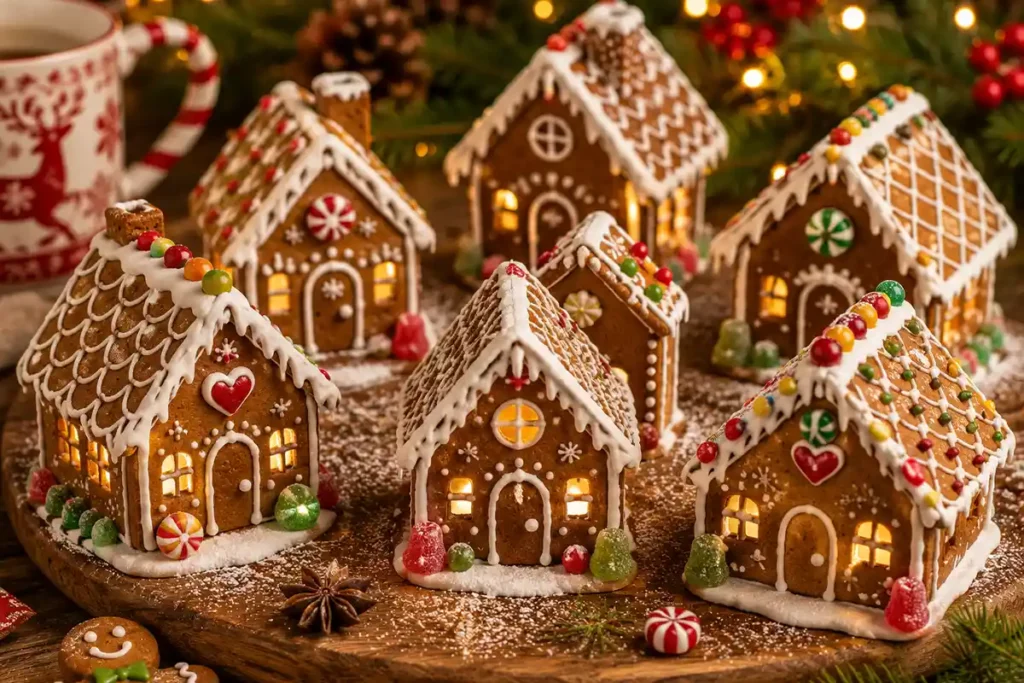 Mini-maisons en pain d’épices