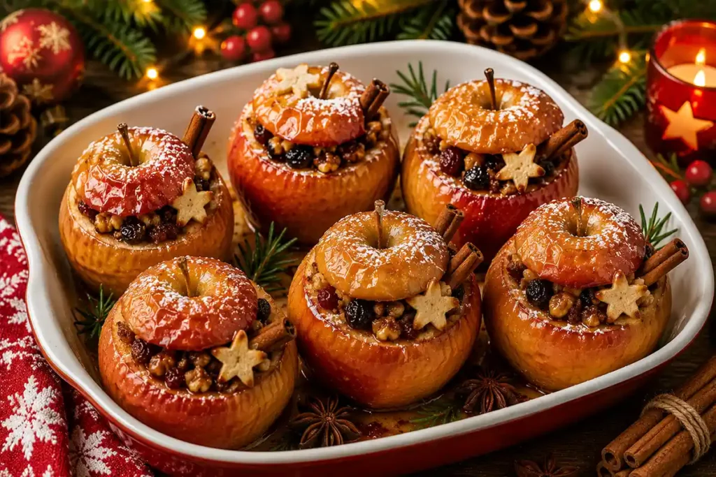 Pommes au four de Noël