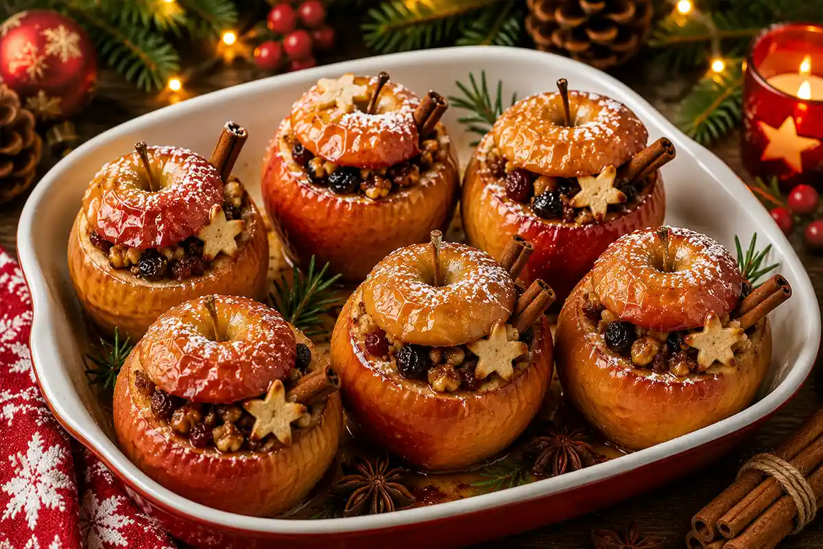 Pommes au four de Noël