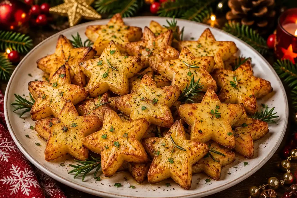 Pommes de terre étoiles au four