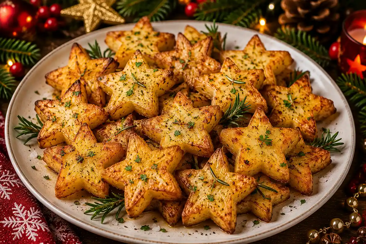 Pommes de terre étoiles au four