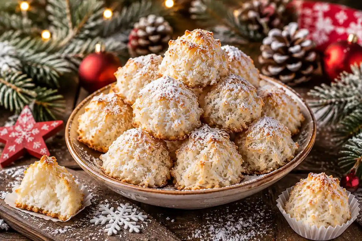 Rochers coco enneigés