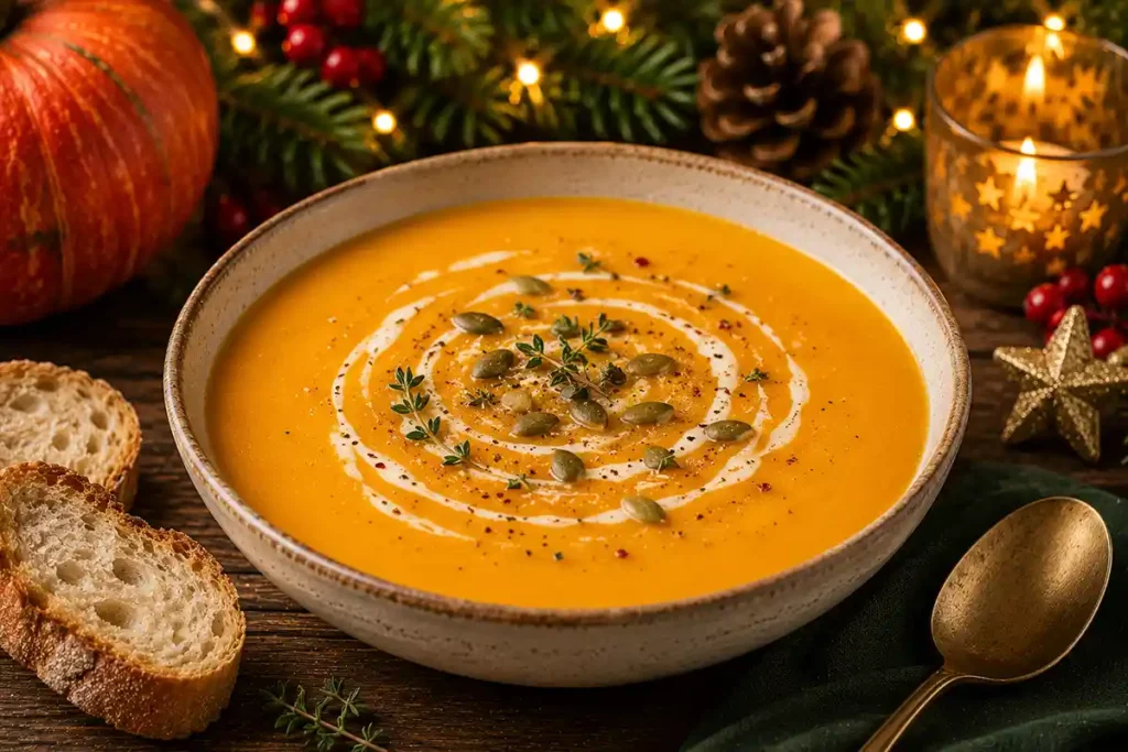 Soupe douce de potimarron