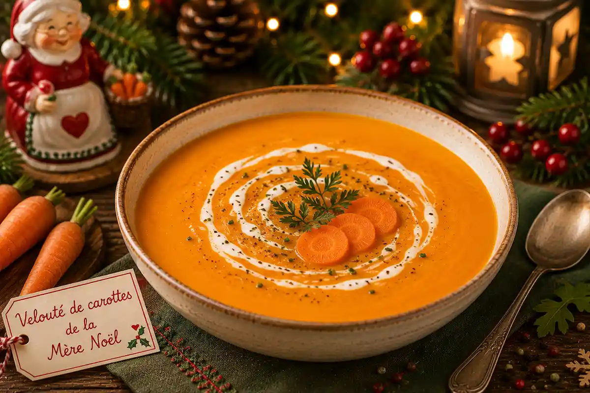 Velouté de carottes de la Mère Noël